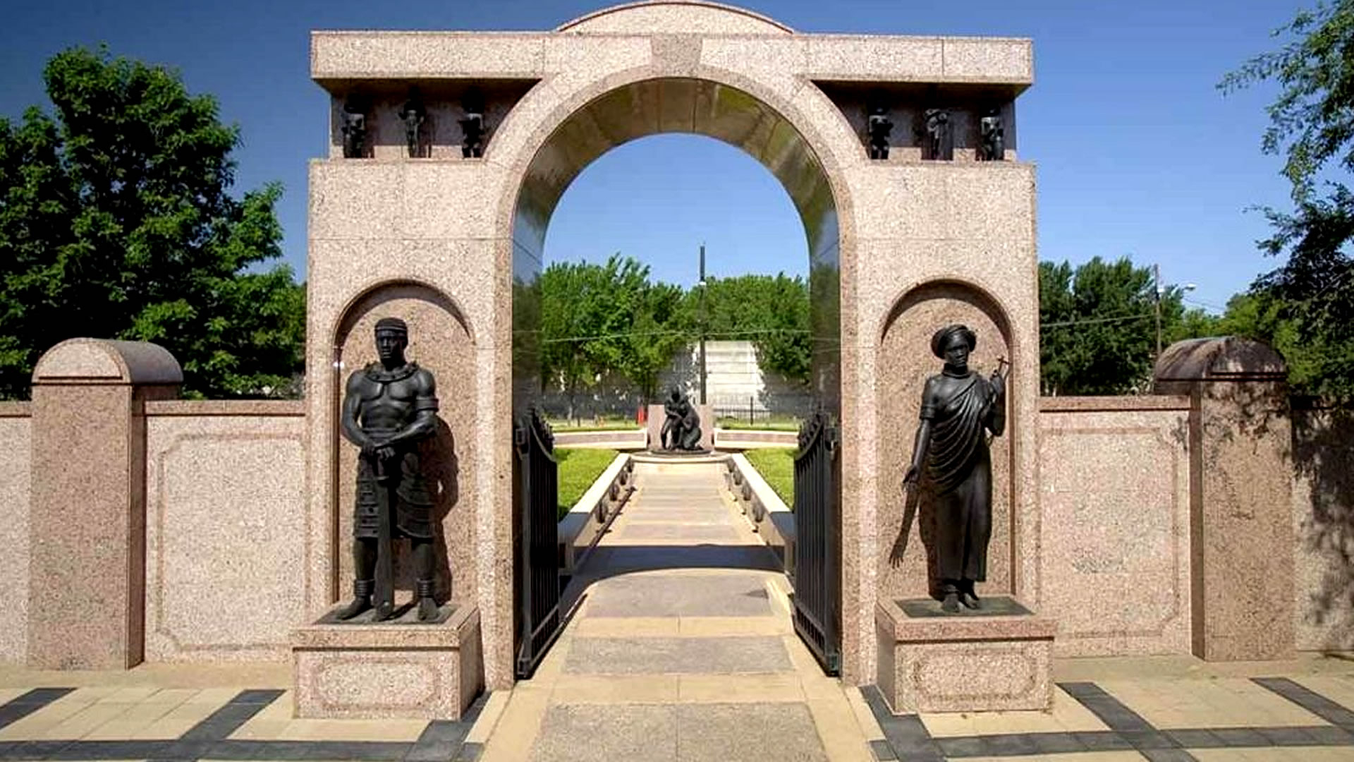 Walk through history at the Freedman’s Memorial and Cemetery.